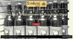 Desktop Screenshot of brauhaus-shop.de